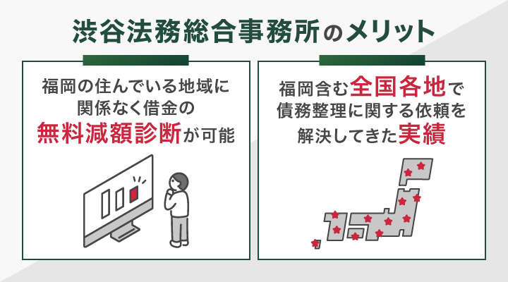 渋谷法務総合事務所で債務整理を依頼するメリット