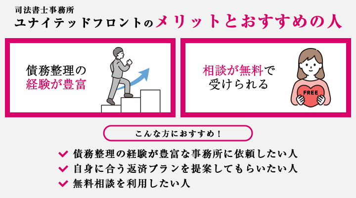 司法書士事務所ユナイテッドフロントのメリットとおすすめの人